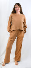 Load image into Gallery viewer, Travel Time Brushed Knit Wide Leg Pants