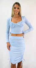 Load image into Gallery viewer, Her Blue Sky Maxi Skirt Set