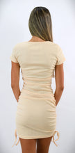 Load image into Gallery viewer, Natural Step Side Ruched Dress