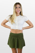 Load image into Gallery viewer, Cutie Crochet Knit Flounce Mini Skirt