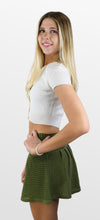 Load image into Gallery viewer, Cutie Crochet Knit Flounce Mini Skirt