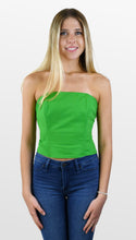 Load image into Gallery viewer, Lucky Choice Woven Corset Top