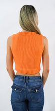 Load image into Gallery viewer, Minimal Work Sleeveless Knit Crop
