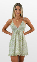 Load image into Gallery viewer, Garden Green Smocked Top Dress