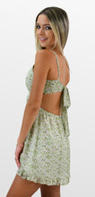 Load image into Gallery viewer, Garden Green Smocked Top Dress