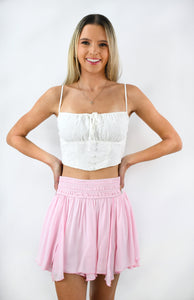 Soft Pink Flow Skirt