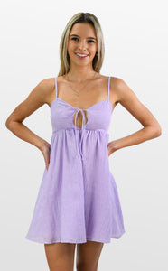 Real Time Sleeveless Babydoll Dress