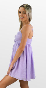 Real Time Sleeveless Babydoll Dress