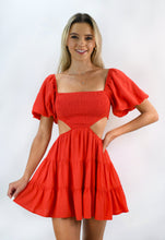 Load image into Gallery viewer, The Right One Smocked Bodice Dress With Cap Sleeves