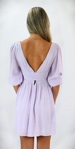 Soft Spot Deep V Mini Dress