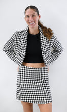 Load image into Gallery viewer, Houndstooth Honey Straight Skirt