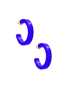 Small Colored Hoop Earrings