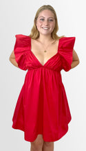 Load image into Gallery viewer, Get Your Game On Dress With Ruffle Sleeves