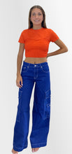 Load image into Gallery viewer, New Look Low Rise Denim Cargo Pants