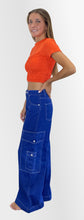 Load image into Gallery viewer, New Look Low Rise Denim Cargo Pants