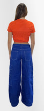 Load image into Gallery viewer, New Look Low Rise Denim Cargo Pants