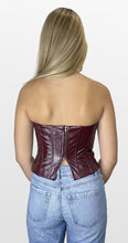 Load image into Gallery viewer, Shine On Patent Corset Top