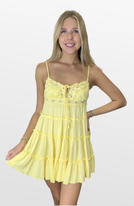 Small Surprise Lace Bodice Dress