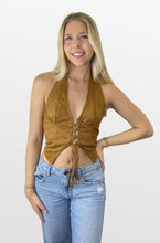 Load image into Gallery viewer, Western Edge Halter Top