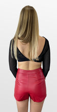 Load image into Gallery viewer, Hot Pocket Faux Leather Skort
