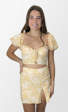 Load image into Gallery viewer, Golden Garden Skirt Set