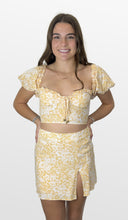 Load image into Gallery viewer, Golden Garden Skirt Set