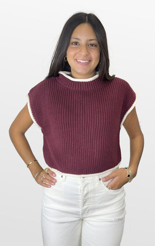 Game Room Crop Sweater