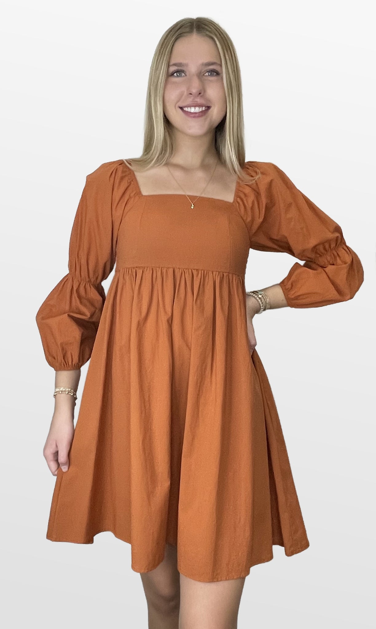 Hold 'Em Babydoll Dress The Campus Colors Boutique Hold 'Em Babydoll Dress The Campus Colors Boutique
