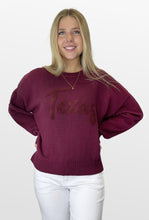 Load image into Gallery viewer, Texas In the Game Crew Neck Sweater