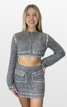 Load image into Gallery viewer, Chunky Crop Stitched Sweater Set