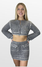 Load image into Gallery viewer, Chunky Crop Stitched Sweater Set