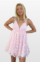 Load image into Gallery viewer, Chiffon Petals Mini Dress