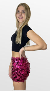 Special Sequin Mini Skirt