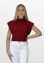 Load image into Gallery viewer, Good Option Ribbed Sleeveless Turtleneck Crop