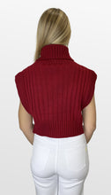 Load image into Gallery viewer, Good Option Ribbed Sleeveless Turtleneck Crop