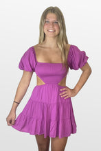 Load image into Gallery viewer, Solid Solution Open Midriff Dress