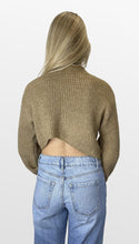 Load image into Gallery viewer, My Side Asymmetrical Crop Sweater