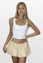 Load image into Gallery viewer, Gingham Girl Micro Bubble Skirt