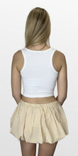 Load image into Gallery viewer, Gingham Girl Micro Bubble Skirt
