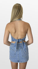 Load image into Gallery viewer, Classic Denim Twist Matching Skirt Set