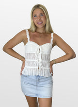 Load image into Gallery viewer, Sweet Talk Boho Tie Top