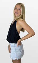 Load image into Gallery viewer, Soft Result Cowl Neck Halter Top
