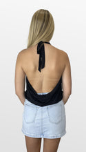 Load image into Gallery viewer, Soft Result Cowl Neck Halter Top