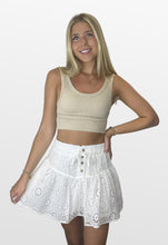 Load image into Gallery viewer, Free Me Eyelet Skirt