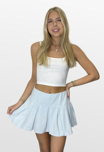 Happy Mood Casual Pleated Skirt