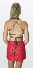 Load image into Gallery viewer, Edgy Energy Faux Leather Top