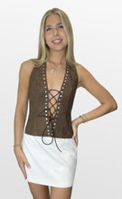 Load image into Gallery viewer, Edgy Energy Faux Leather Top