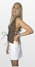 Load image into Gallery viewer, Edgy Energy Faux Leather Top
