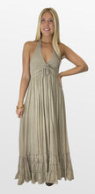 Load image into Gallery viewer, Free Time Halter Maxi Dress