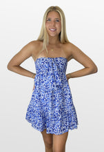 Load image into Gallery viewer, Garden Game Strapless Dress